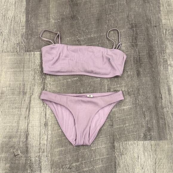 Hollister Bikini-Top Medium, Bottom Woman's XS Wore Once Perfect For Teens Girls - Picture 1 of 10